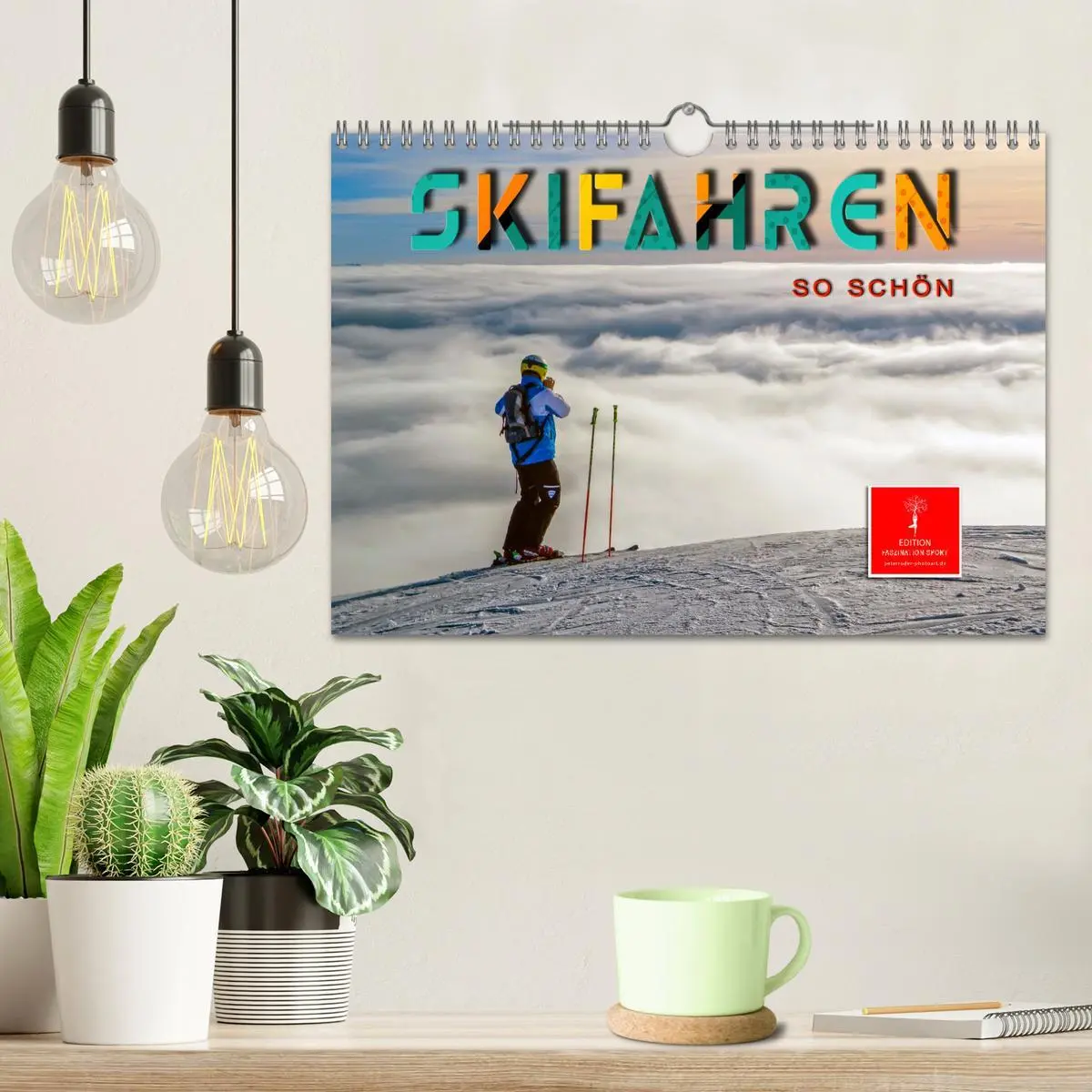 Bild: 9783457859957 | Skifahren - so schön (Wandkalender 2026 DIN A4 quer), CALVENDO...
