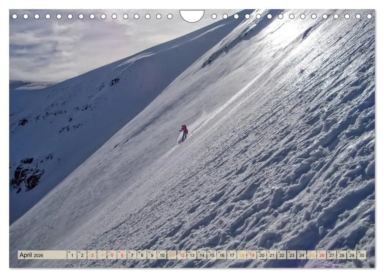 Bild: 9783457859957 | Skifahren - so schön (Wandkalender 2026 DIN A4 quer), CALVENDO...