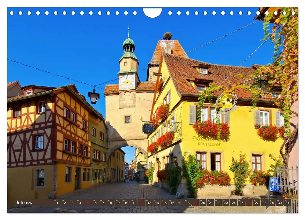 Bild: 9783457929957 | Rothenburg o. d. Tauber - Perle des Taubertales (Wandkalender 2026...