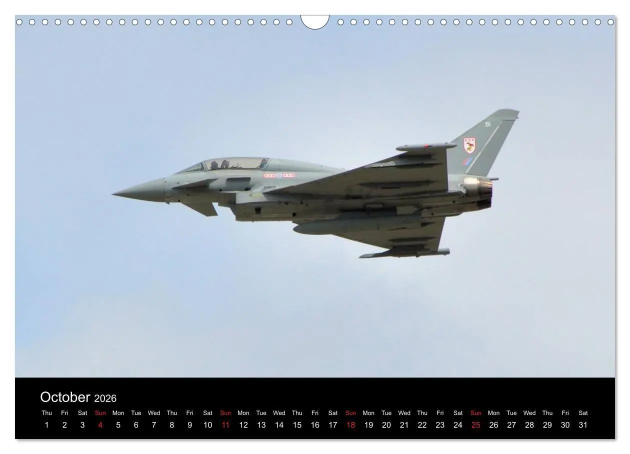 Bild: 9783516569957 | The Mighty Eurofighter Typhoon (Wall Calendar 2026 DIN A3...