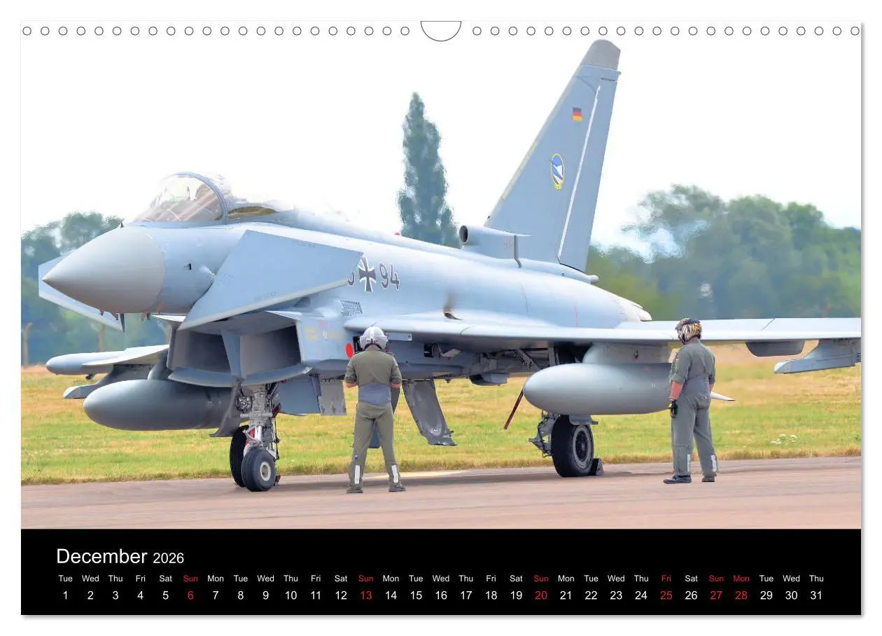 Bild: 9783516569957 | The Mighty Eurofighter Typhoon (Wall Calendar 2026 DIN A3...