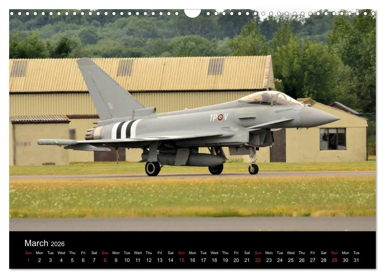 Bild: 9783516569957 | The Mighty Eurofighter Typhoon (Wall Calendar 2026 DIN A3...