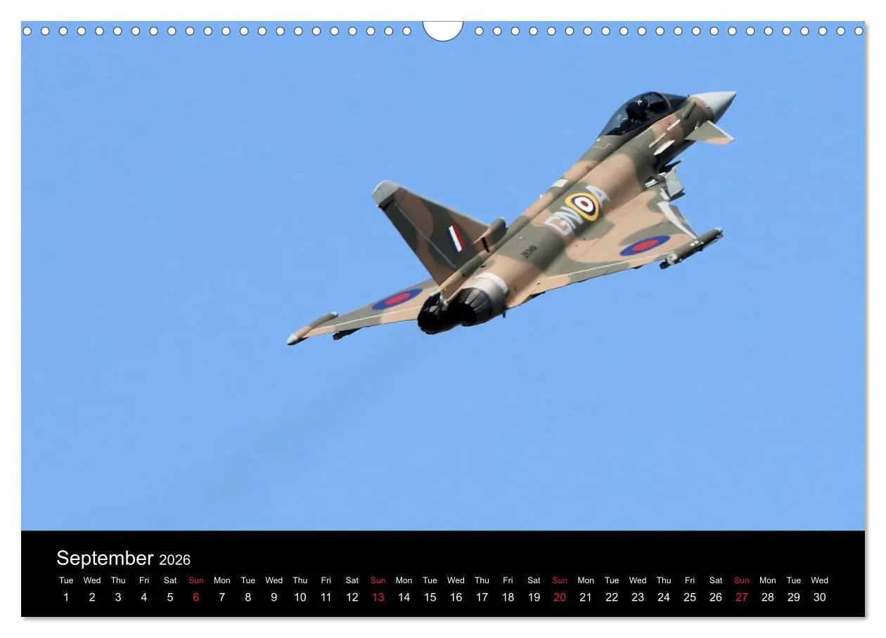 Bild: 9783516569957 | The Mighty Eurofighter Typhoon (Wall Calendar 2026 DIN A3...