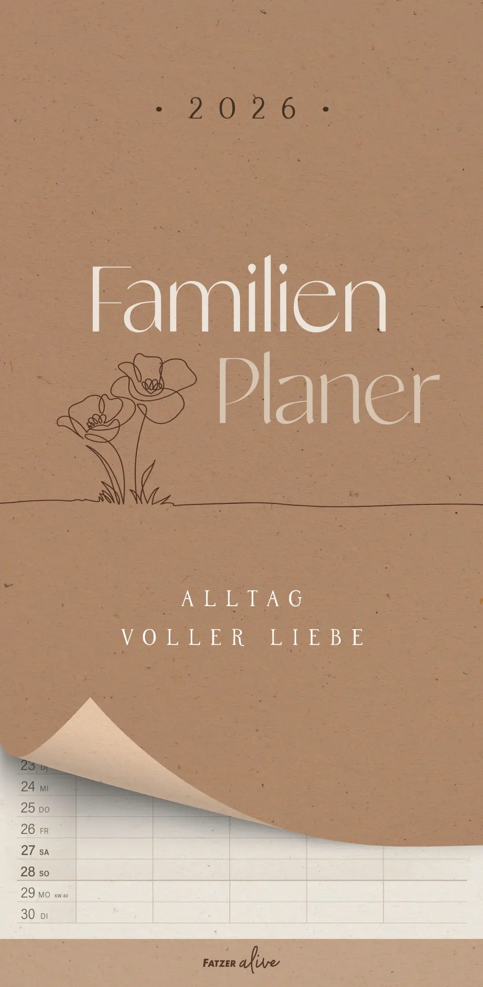 Cover: 9783866039957 | Liebenswerter Alltag 2026 - FamilienPlaner | Wandplaner | Sonstiges