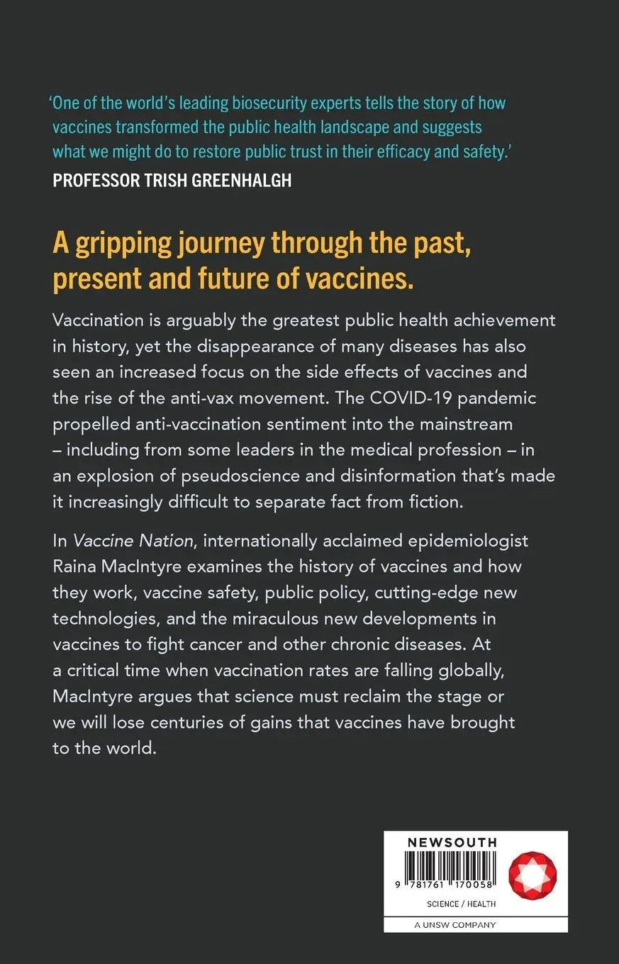 Rückseite: 9781761170058 | Vaccine Nation | Raina MacIntyre | Taschenbuch | Englisch | 2025