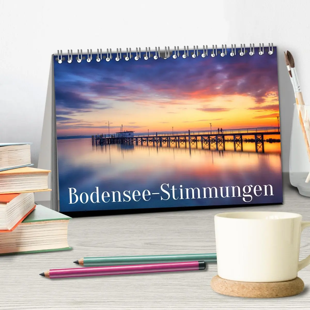 Bild: 9783457280058 | Bodensee-Stimmungen (Tischkalender 2026 DIN A5 quer), CALVENDO...