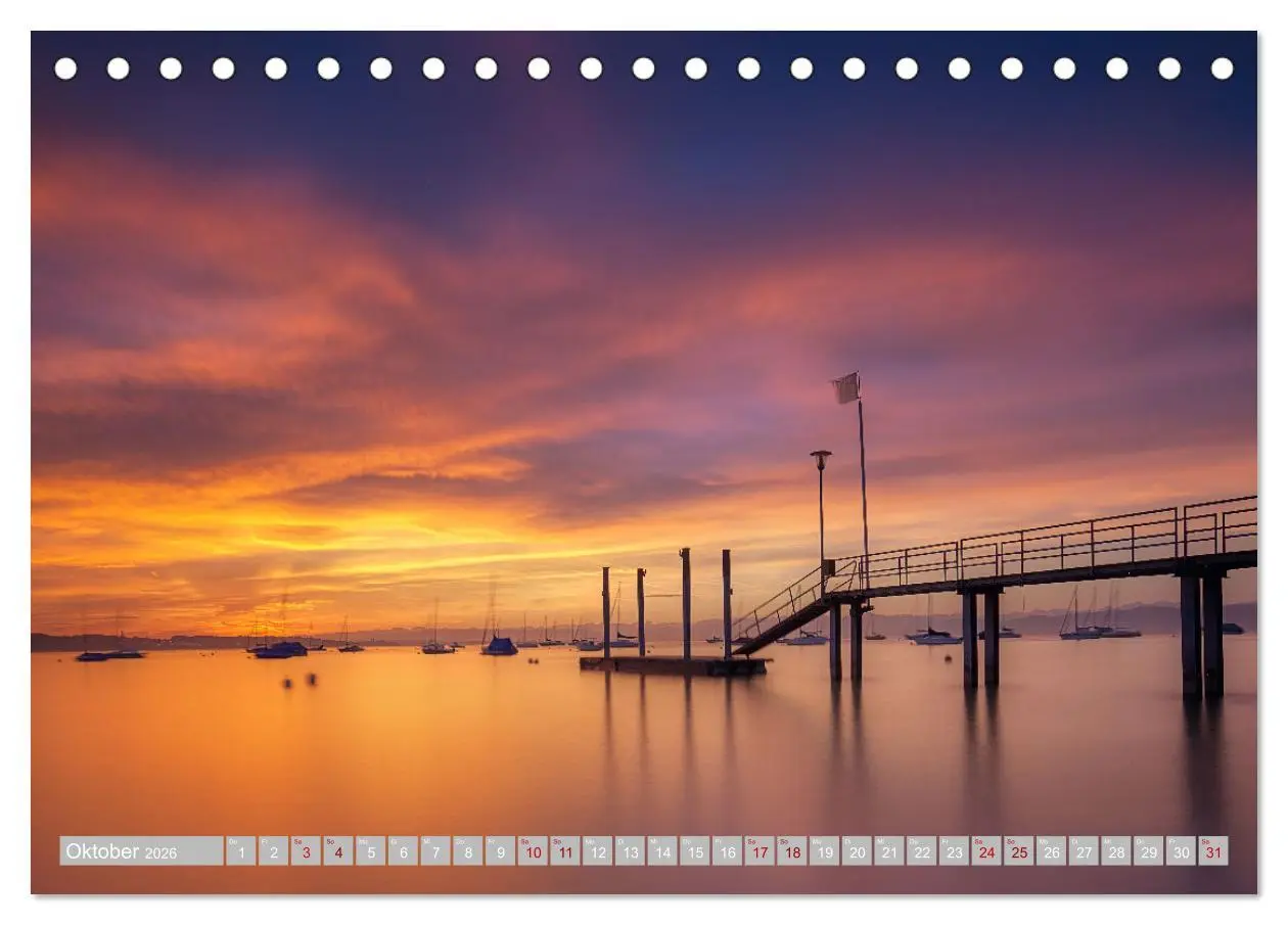 Bild: 9783457280058 | Bodensee-Stimmungen (Tischkalender 2026 DIN A5 quer), CALVENDO...