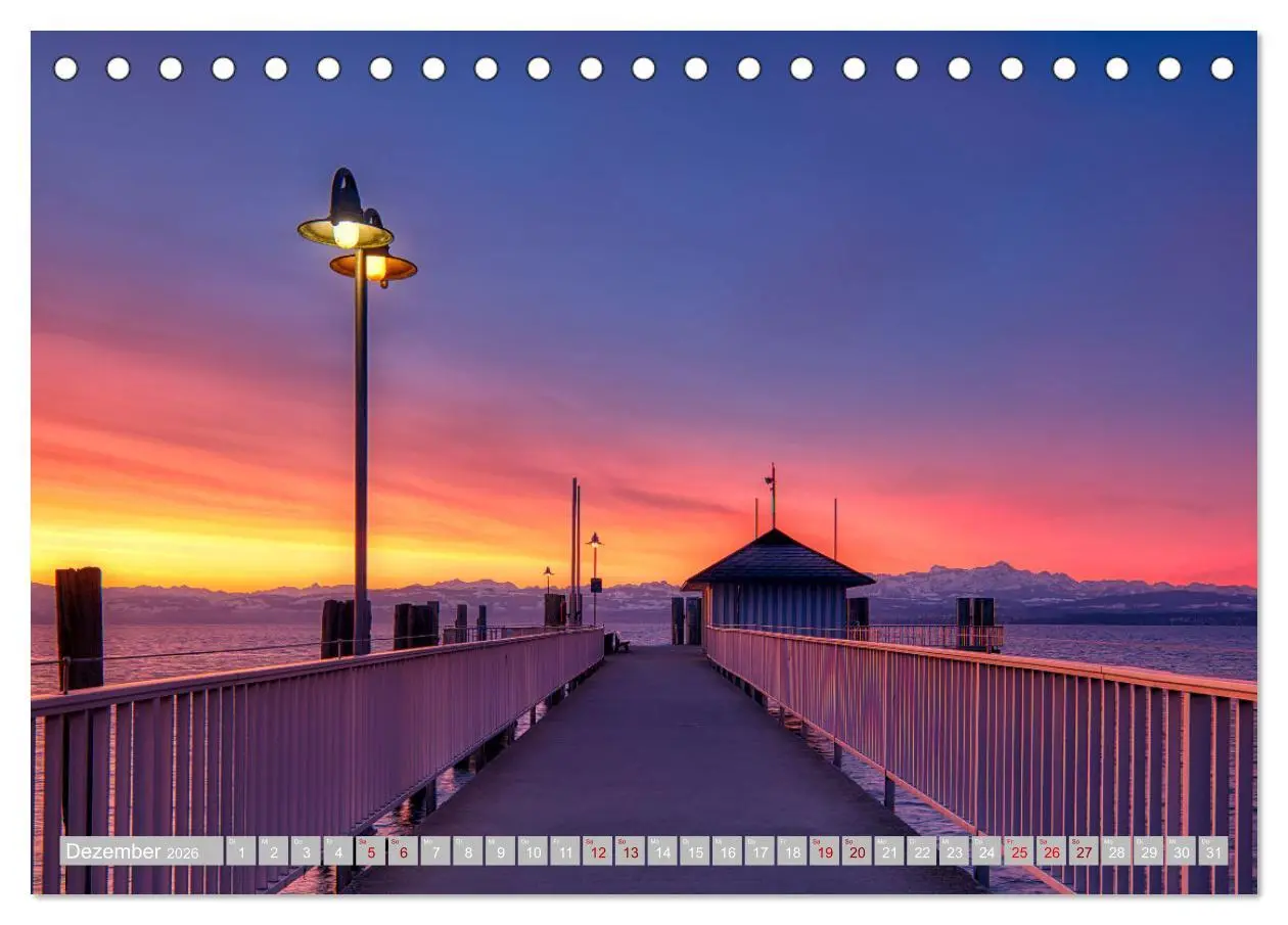 Bild: 9783457280058 | Bodensee-Stimmungen (Tischkalender 2026 DIN A5 quer), CALVENDO...