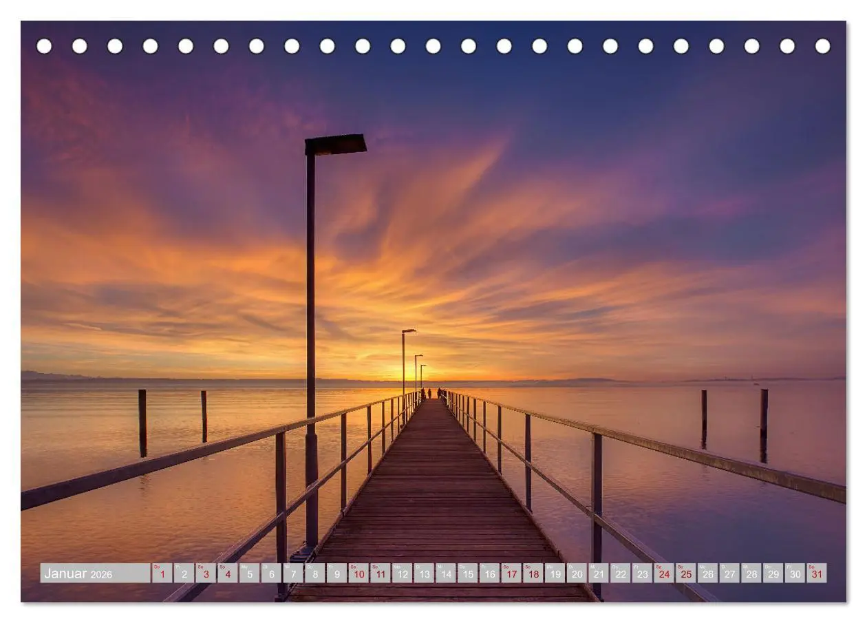 Bild: 9783457280058 | Bodensee-Stimmungen (Tischkalender 2026 DIN A5 quer), CALVENDO...
