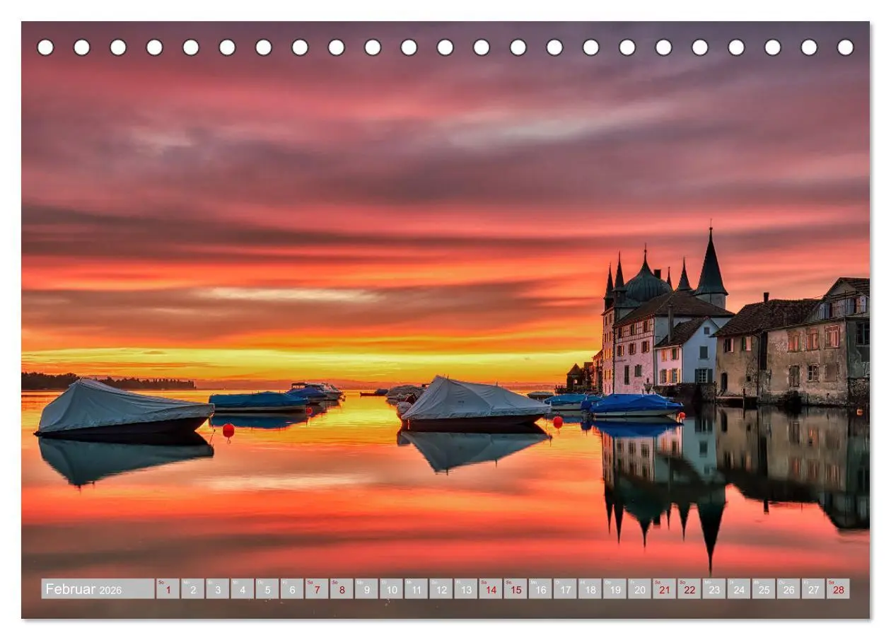Bild: 9783457280058 | Bodensee-Stimmungen (Tischkalender 2026 DIN A5 quer), CALVENDO...