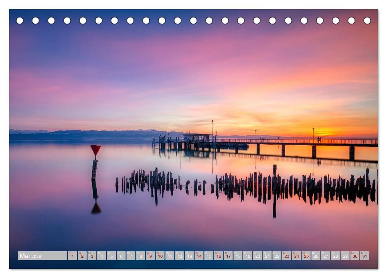 Bild: 9783457280058 | Bodensee-Stimmungen (Tischkalender 2026 DIN A5 quer), CALVENDO...