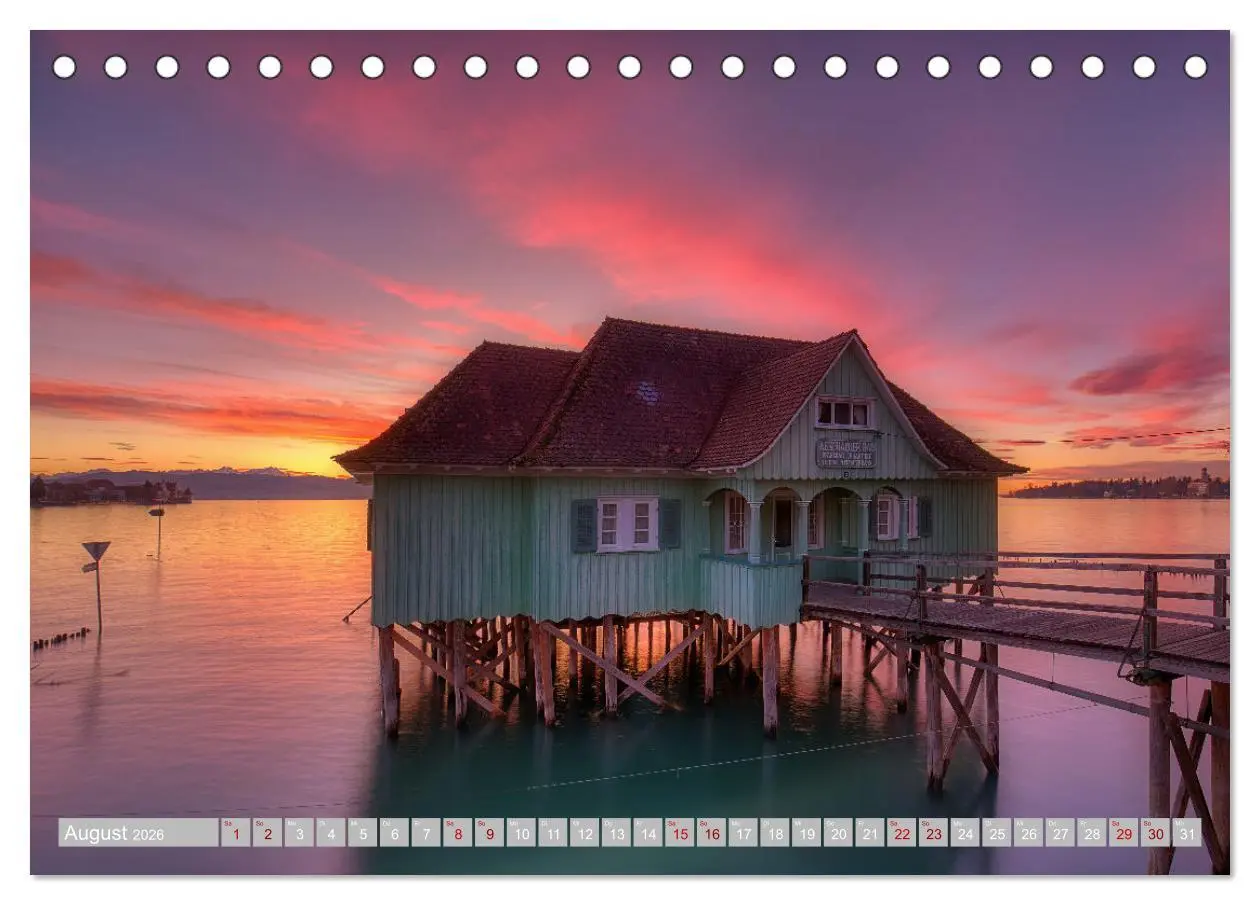 Bild: 9783457280058 | Bodensee-Stimmungen (Tischkalender 2026 DIN A5 quer), CALVENDO...