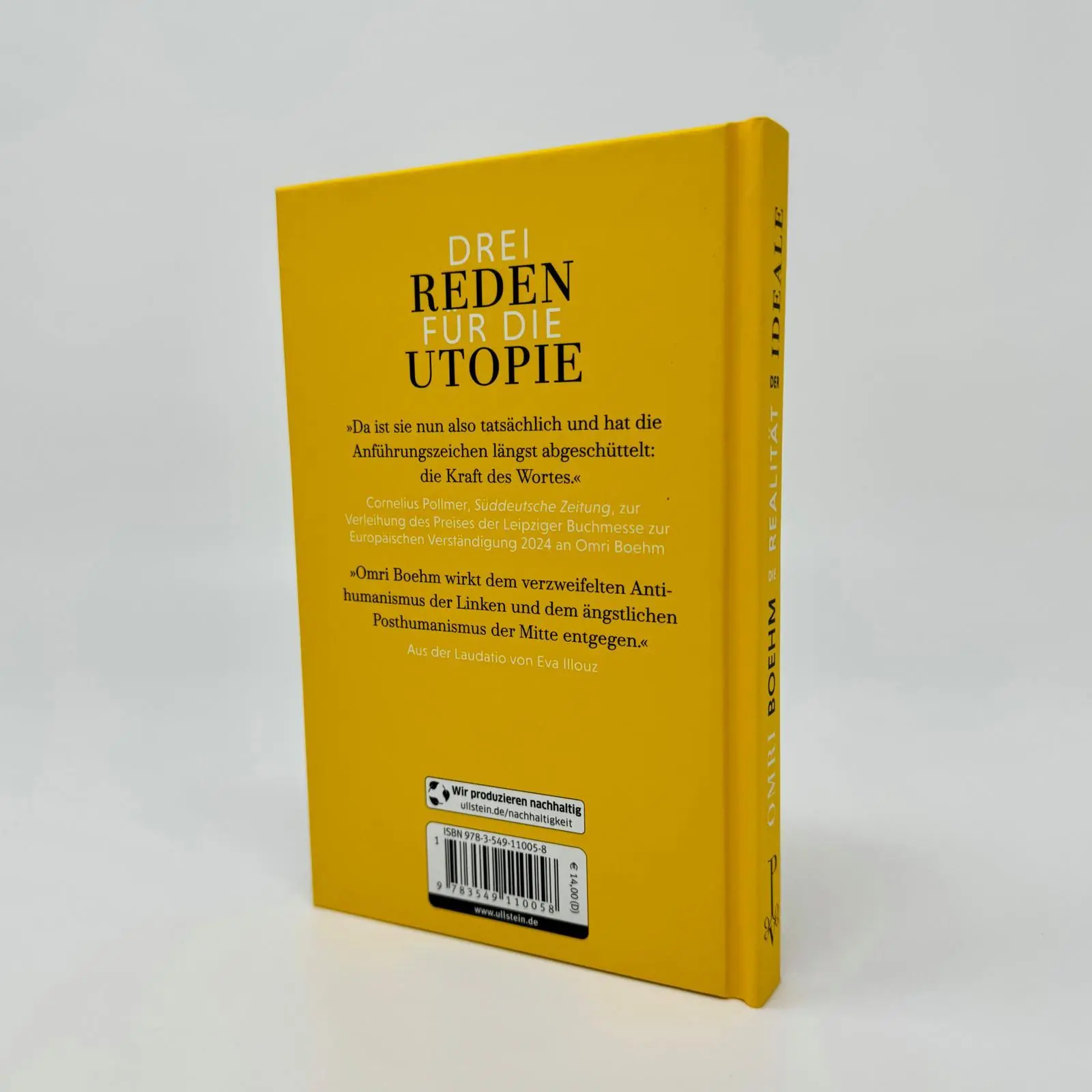 Bild: 9783549110058 | Die Realität der Ideale | Drei Reden für die Utopie | Omri Boehm
