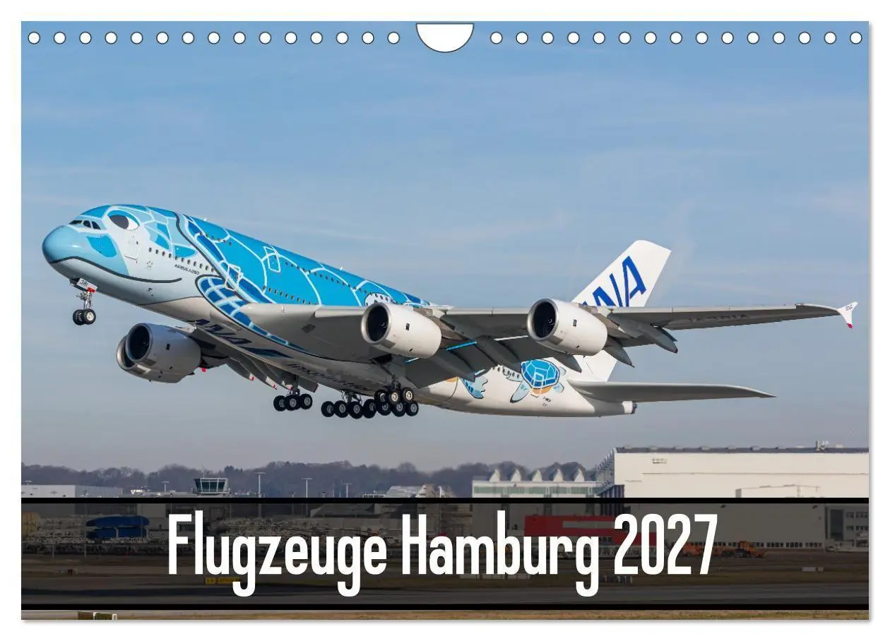 Cover: 9783569530058 | Flugzeuge Hamburg 2027 (Wandkalender 2027 DIN A4 quer), CALVENDO...