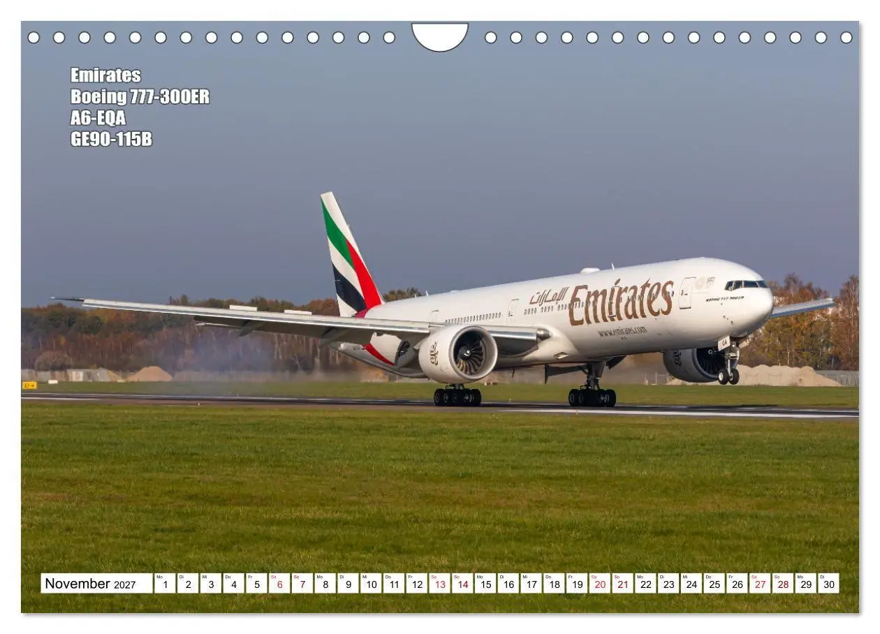 Bild: 9783569530058 | Flugzeuge Hamburg 2027 (Wandkalender 2027 DIN A4 quer), CALVENDO...