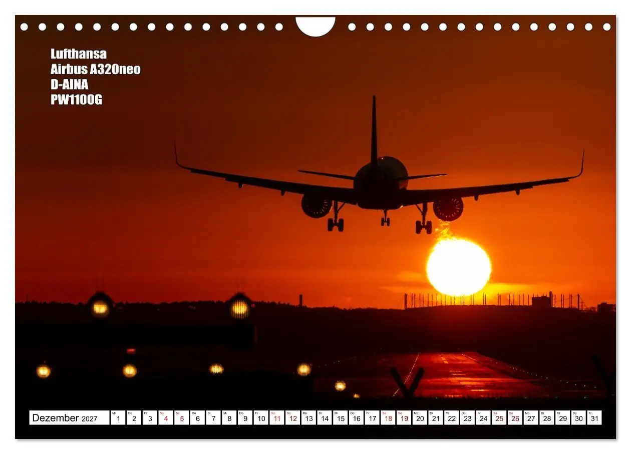 Bild: 9783569530058 | Flugzeuge Hamburg 2027 (Wandkalender 2027 DIN A4 quer), CALVENDO...