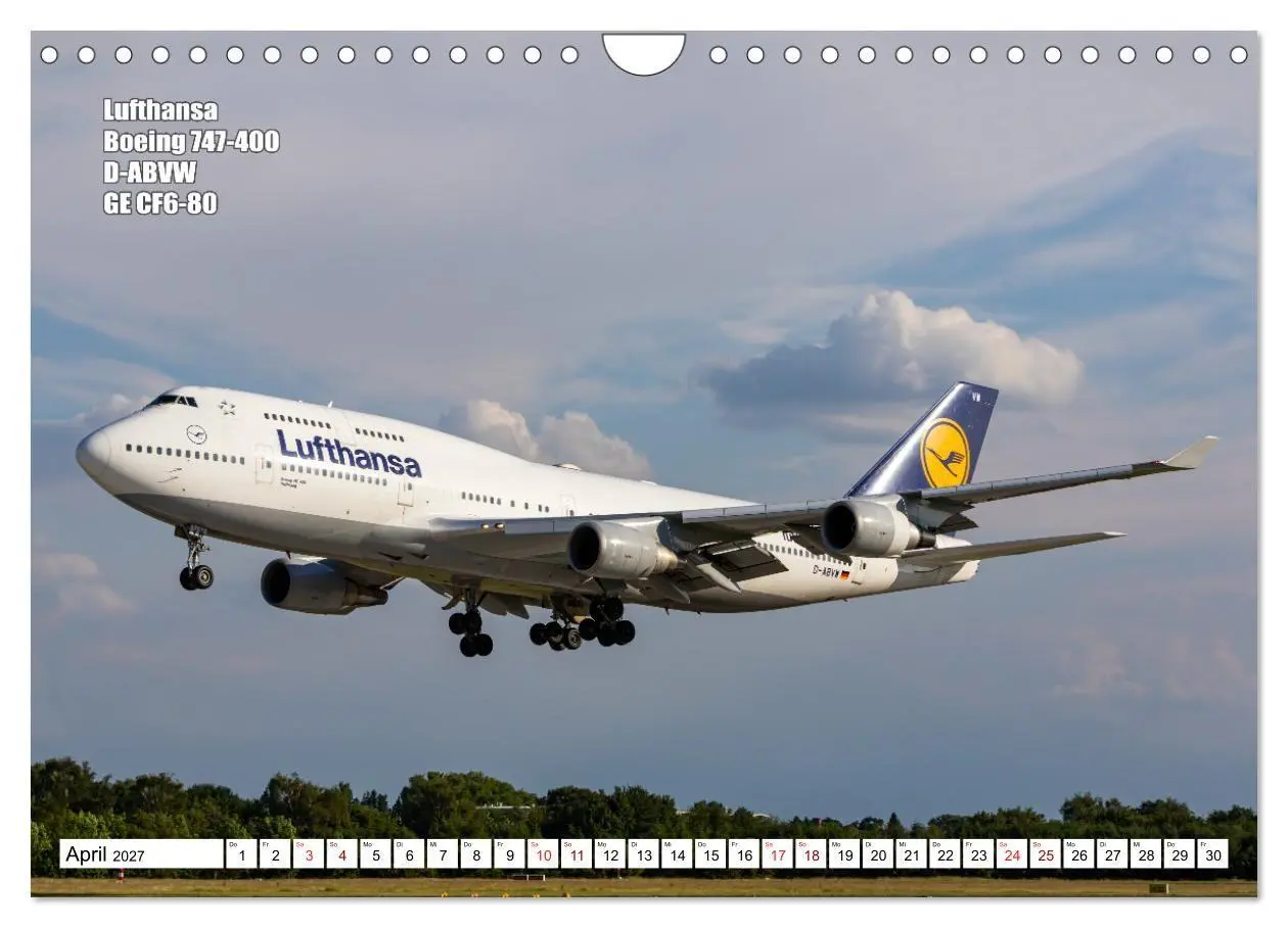 Bild: 9783569530058 | Flugzeuge Hamburg 2027 (Wandkalender 2027 DIN A4 quer), CALVENDO...