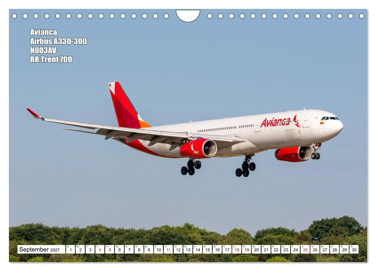 Bild: 9783569530058 | Flugzeuge Hamburg 2027 (Wandkalender 2027 DIN A4 quer), CALVENDO...