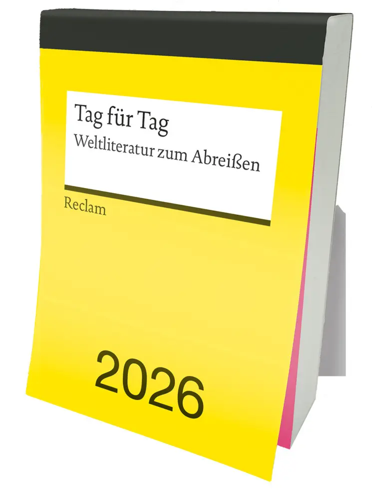 Cover: 4262461870158 | Tag für Tag. Weltliteratur zum Abreißen 2026 | Kalender | 733 S.