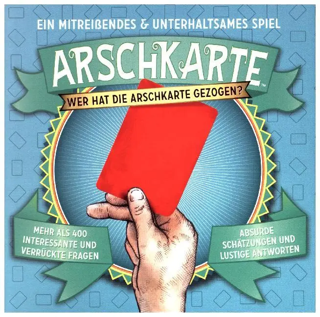 Cover: 7331672430158 | Arschkarte - Wer hat die Arschkarte gezogen? (Kartenspiel) | Spiel