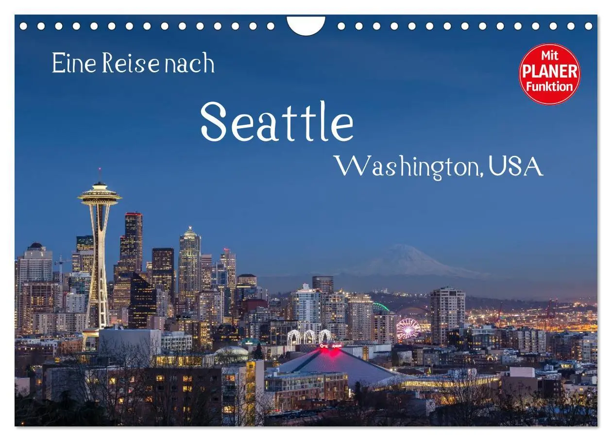 Cover: 9783457890158 | Eine Reise nach Seattle (Wandkalender 2026 DIN A4 quer), CALVENDO...