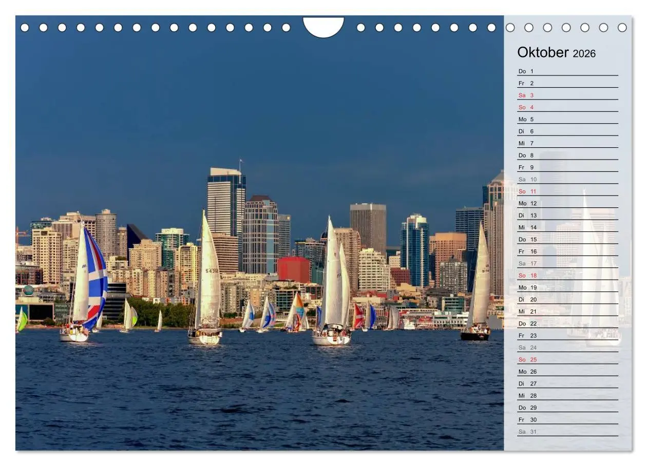 Bild: 9783457890158 | Eine Reise nach Seattle (Wandkalender 2026 DIN A4 quer), CALVENDO...