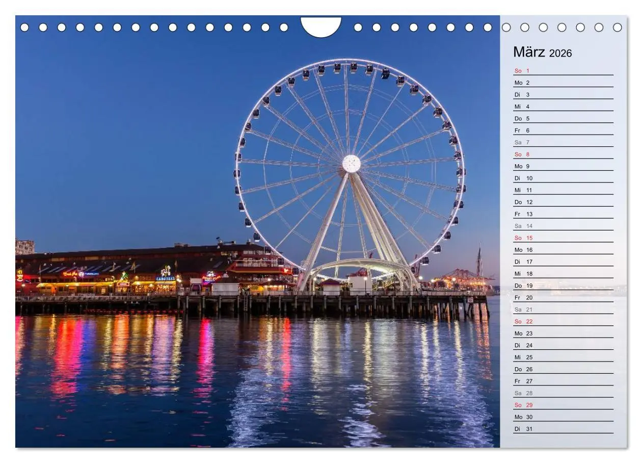 Bild: 9783457890158 | Eine Reise nach Seattle (Wandkalender 2026 DIN A4 quer), CALVENDO...