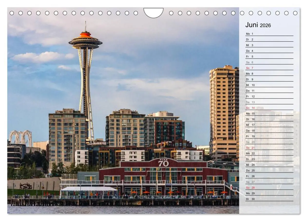 Bild: 9783457890158 | Eine Reise nach Seattle (Wandkalender 2026 DIN A4 quer), CALVENDO...