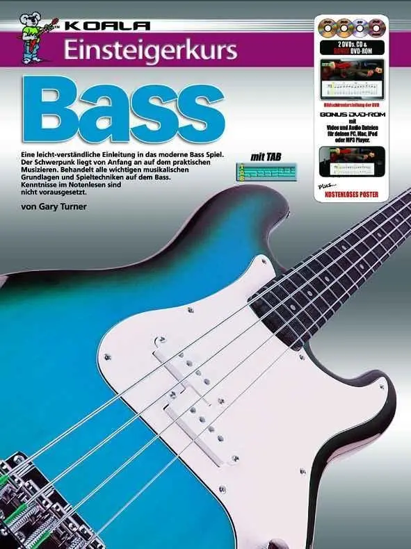 Cover: 9789829150158 | Einsteigerkurs Bass | Gary Turner | Taschenbuch | Einsteigerkurs