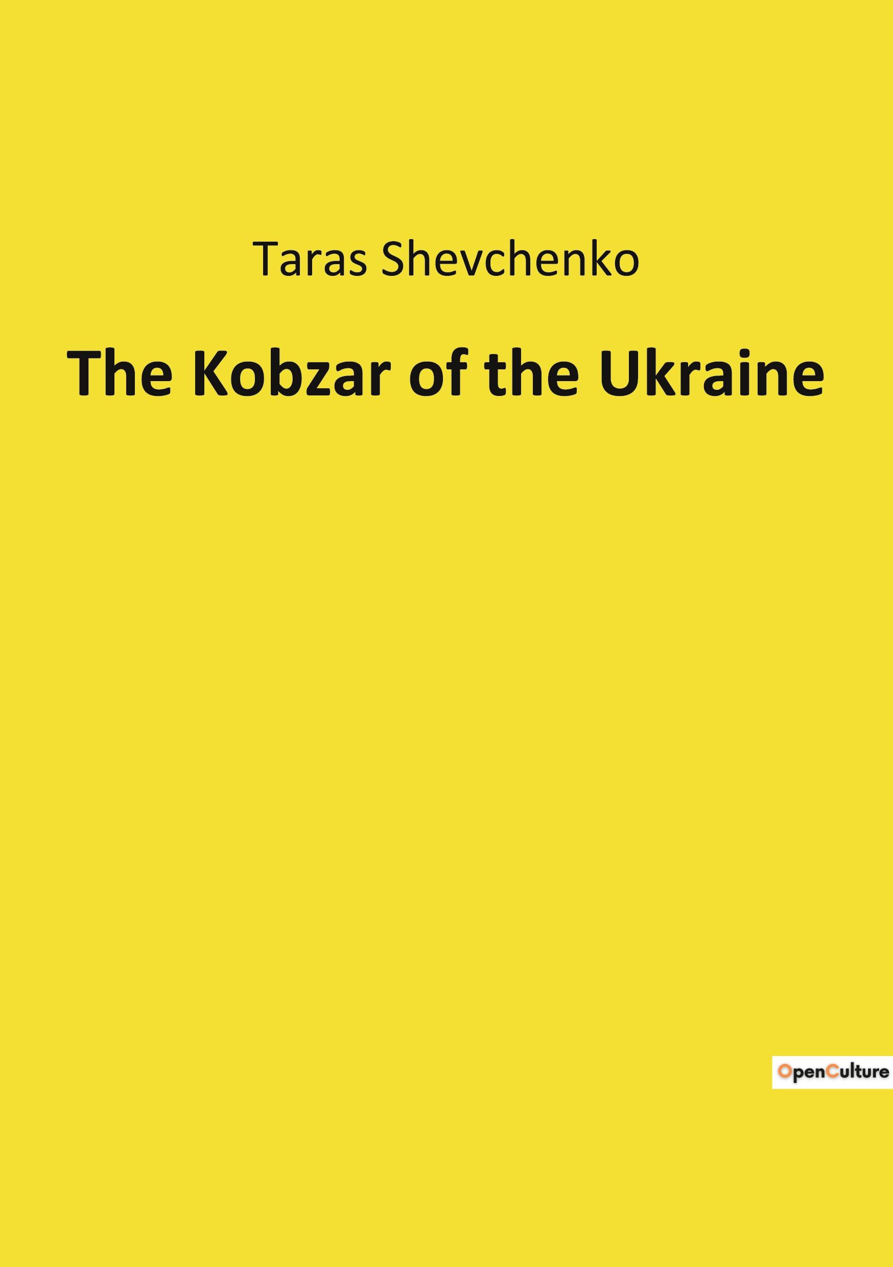 Cover: 9791041940158 | The Kobzar of the Ukraine | Taras Shevchenko | Taschenbuch | Paperback