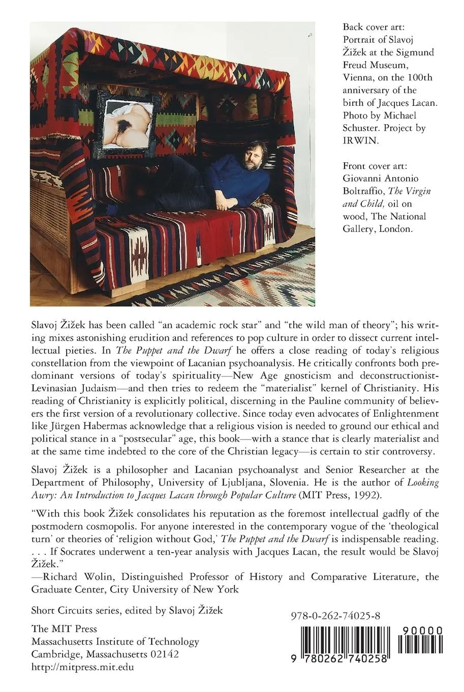Rückseite: 9780262740258 | The Puppet and the Dwarf | The Perverse Core of Christianity | Zizek