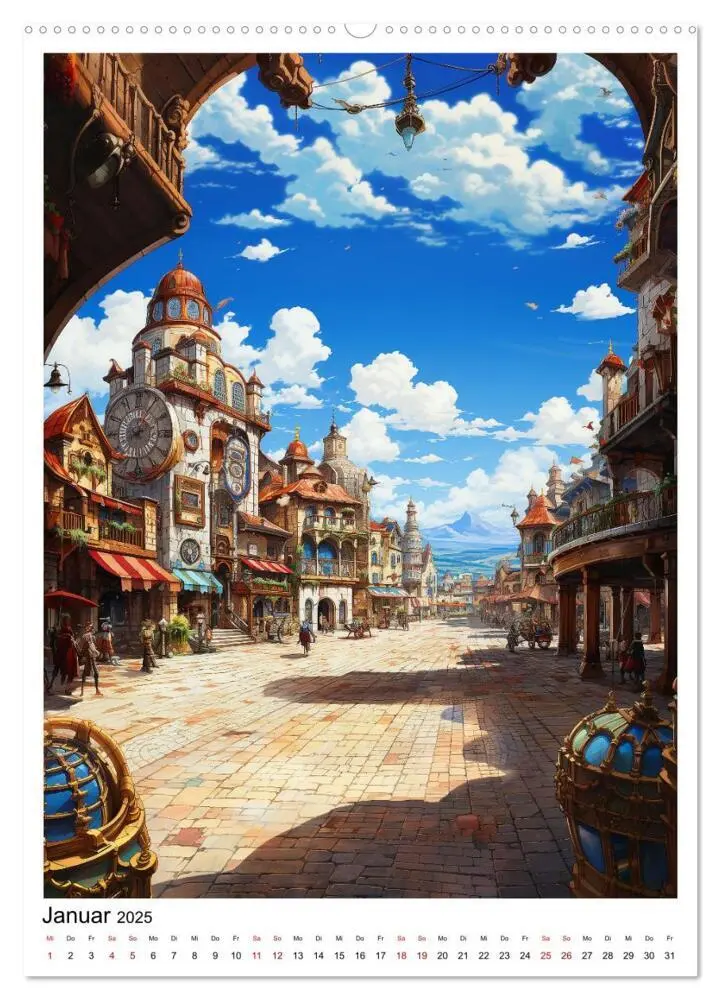 Bild: 9783435860258 | Anime Augenschmaus (hochwertiger Premium Wandkalender 2025 DIN A2...