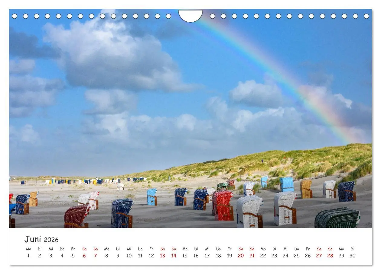 Bild: 9783457330258 | Nordsee, Meer, Strand und Wind (Wandkalender 2026 DIN A4 quer),...