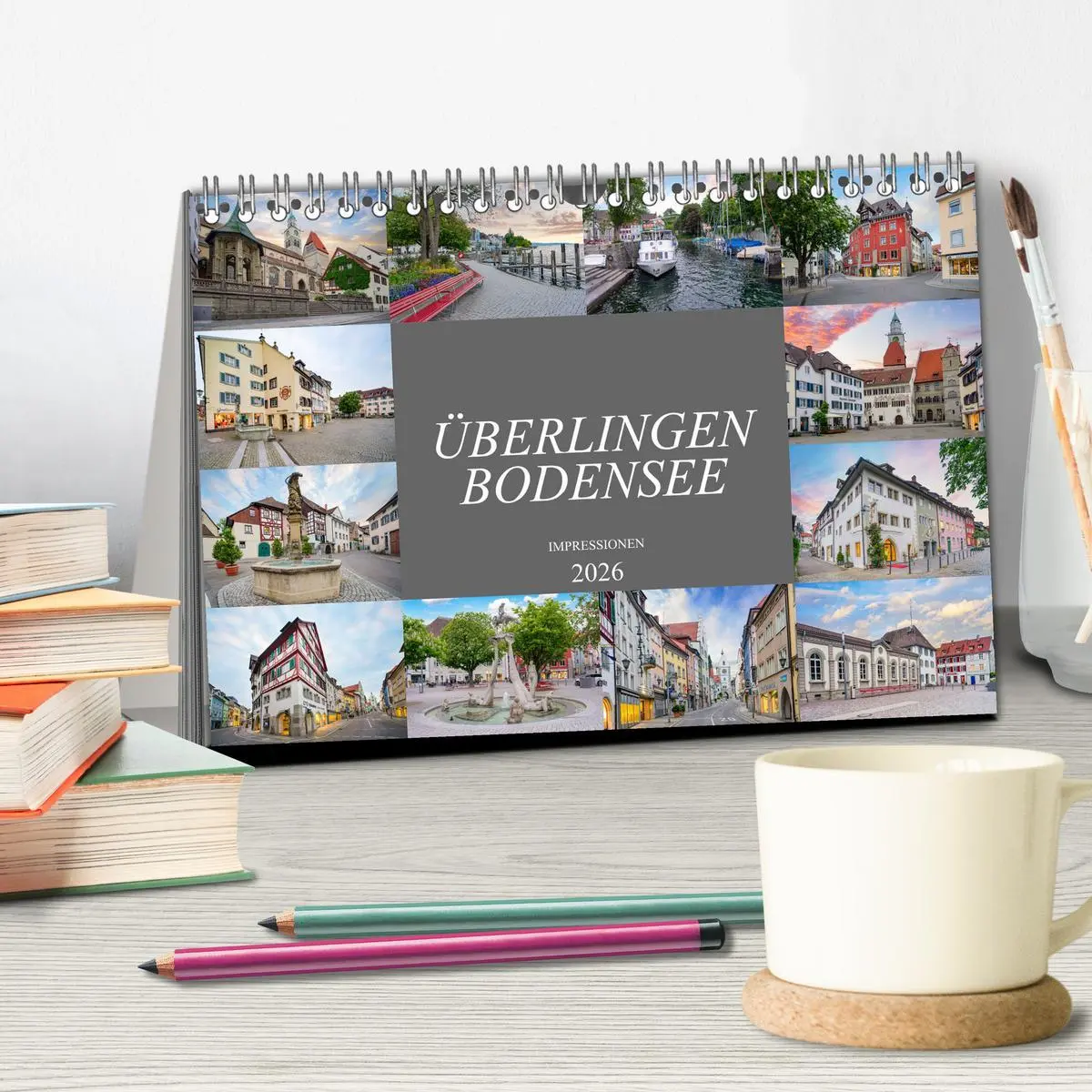 Bild: 9783457640258 | Überlingen Bodensee Impressionen (Tischkalender 2026 DIN A5 quer),...