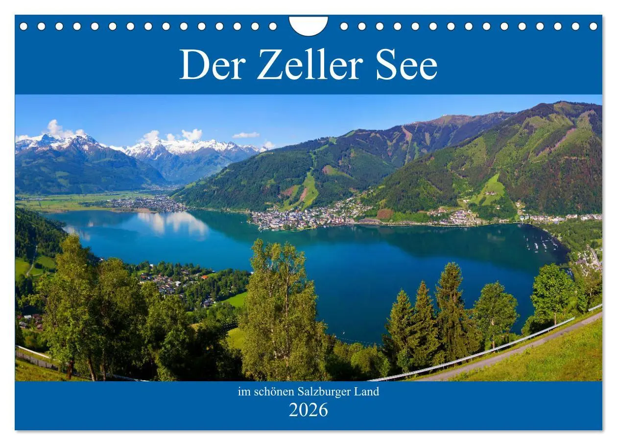 Cover: 9783457880258 | Der Zeller See im schönen Salzburger Land (Wandkalender 2026 DIN A4...