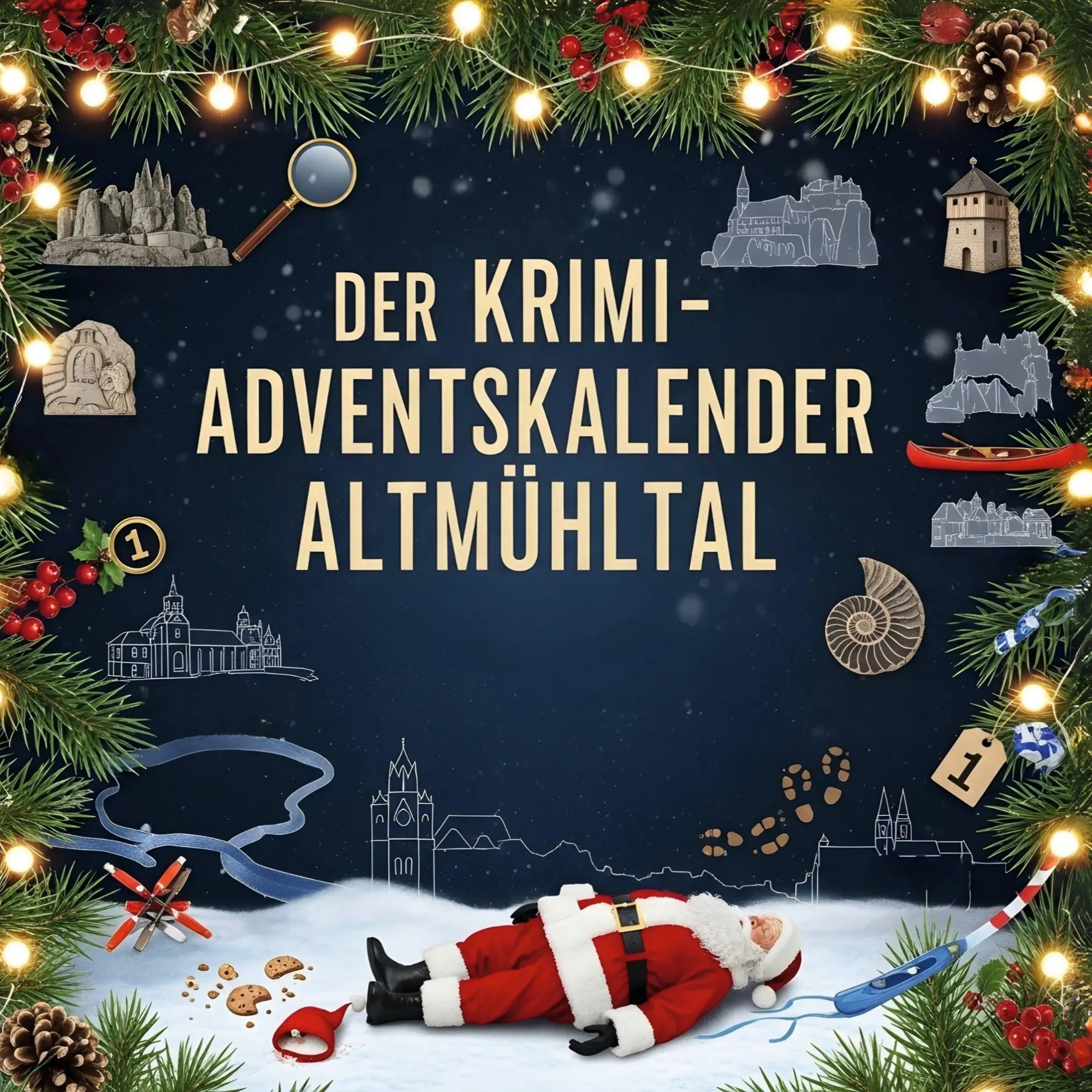 Cover: 9783695310258 | Der Krimi-Adventskalender Altmühltal | Mordsverdächtig in 24 Akten