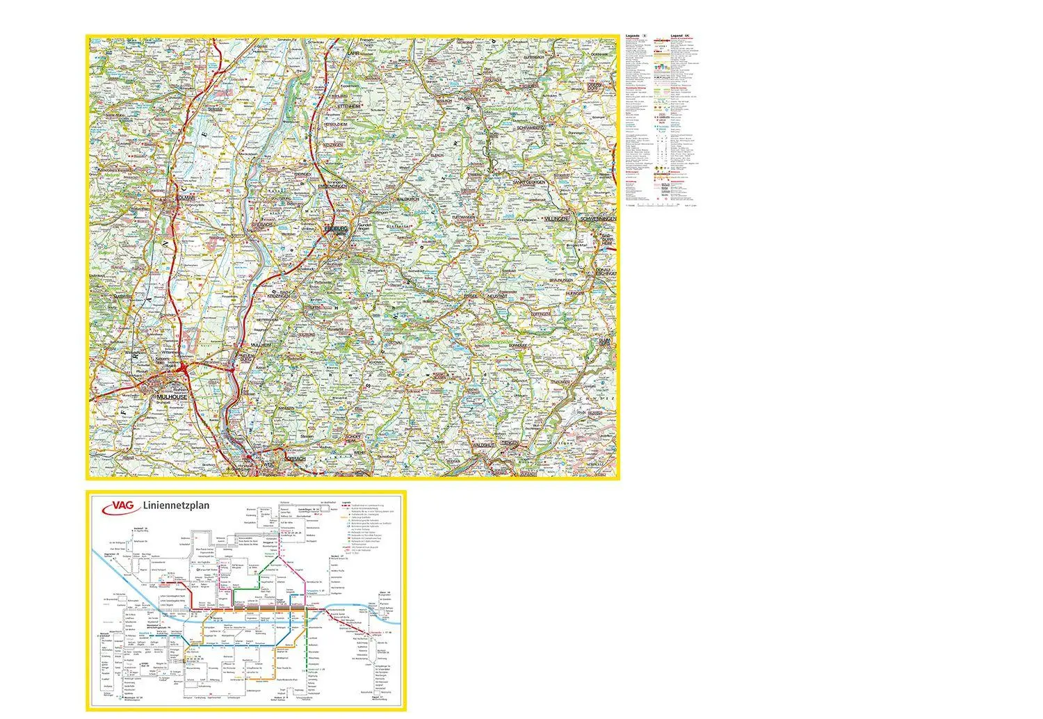 Bild: 9783827900258 | Falk Stadtplan Extra Freiburg 1:17.500 | (Land-)Karte | 40 S. | 2023