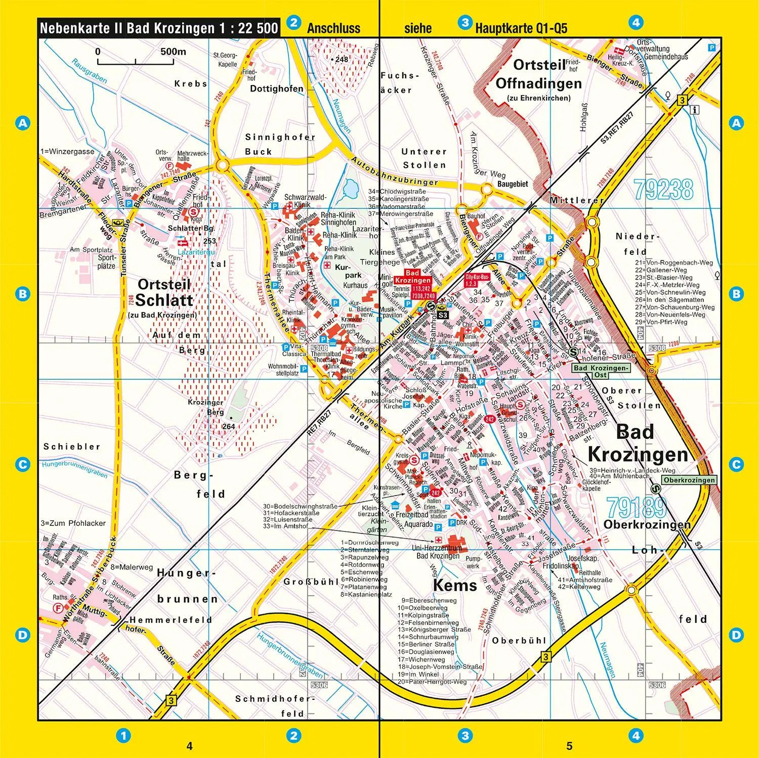 Bild: 9783827900258 | Falk Stadtplan Extra Freiburg 1:17.500 | (Land-)Karte | 40 S. | 2023