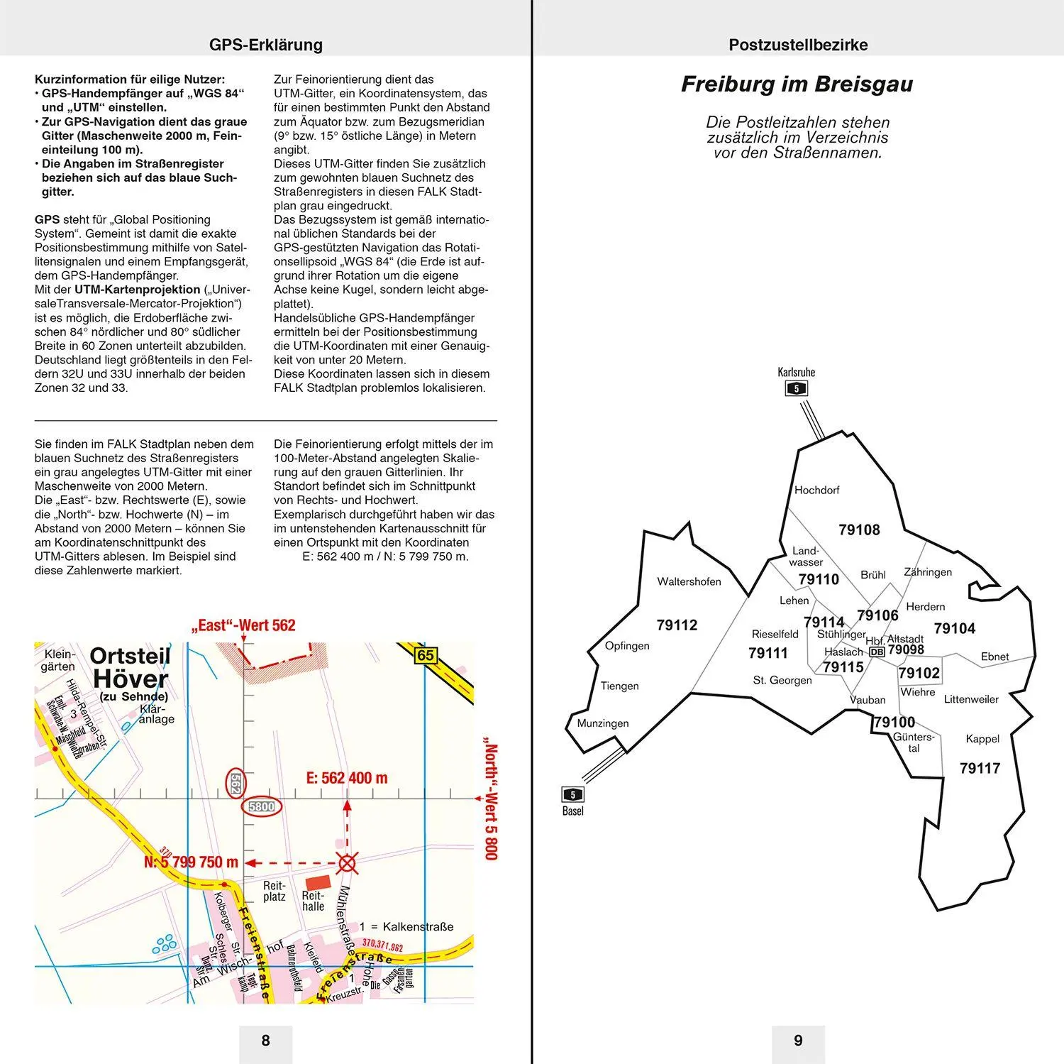 Bild: 9783827900258 | Falk Stadtplan Extra Freiburg 1:17.500 | (Land-)Karte | 40 S. | 2023