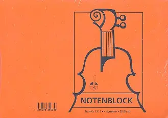Cover: 4260078850358 | Notenblock DIN A5 quer 4 Systeme | Star Notenschreibpapiere