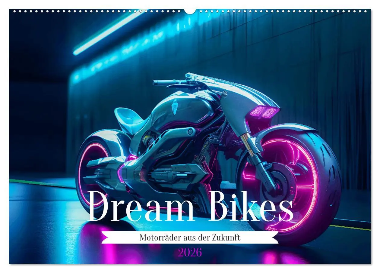 Cover: 9783457490358 | Dream Bikes - Motorräder aus der Zukunft (Wandkalender 2026 DIN A2...