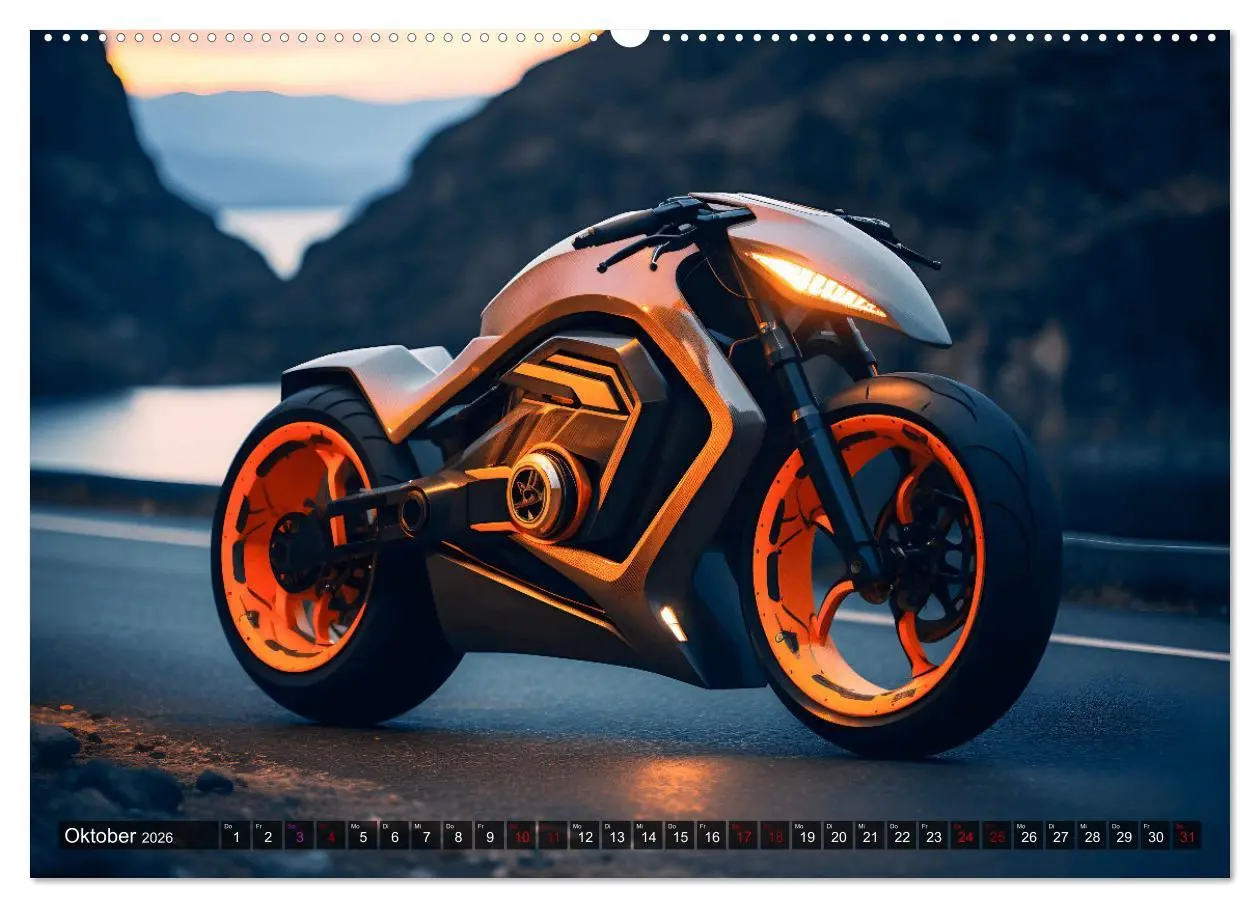 Bild: 9783457490358 | Dream Bikes - Motorräder aus der Zukunft (Wandkalender 2026 DIN A2...