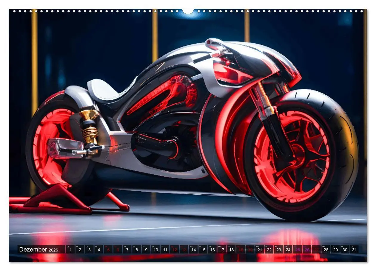 Bild: 9783457490358 | Dream Bikes - Motorräder aus der Zukunft (Wandkalender 2026 DIN A2...