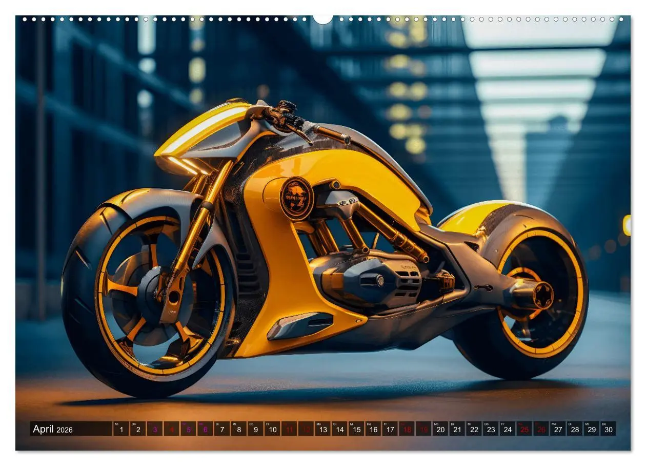 Bild: 9783457490358 | Dream Bikes - Motorräder aus der Zukunft (Wandkalender 2026 DIN A2...