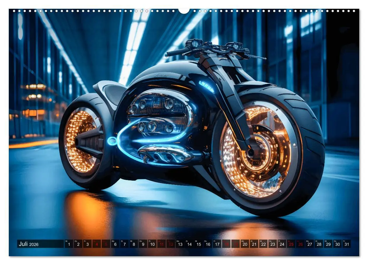 Bild: 9783457490358 | Dream Bikes - Motorräder aus der Zukunft (Wandkalender 2026 DIN A2...