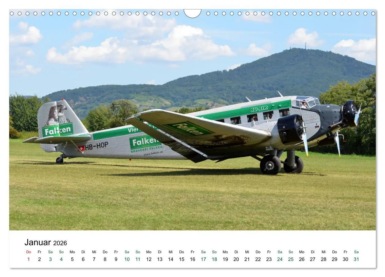 Bild: 9783457870358 | Junkers Ju 52 Die Legende (Wandkalender 2026 DIN A3 quer), CALVENDO...