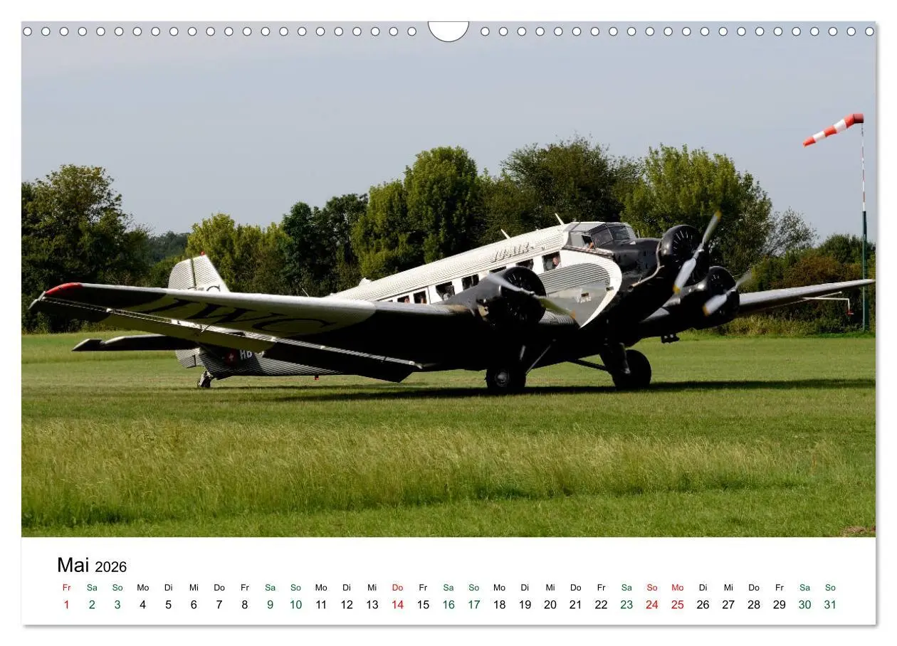 Bild: 9783457870358 | Junkers Ju 52 Die Legende (Wandkalender 2026 DIN A3 quer), CALVENDO...