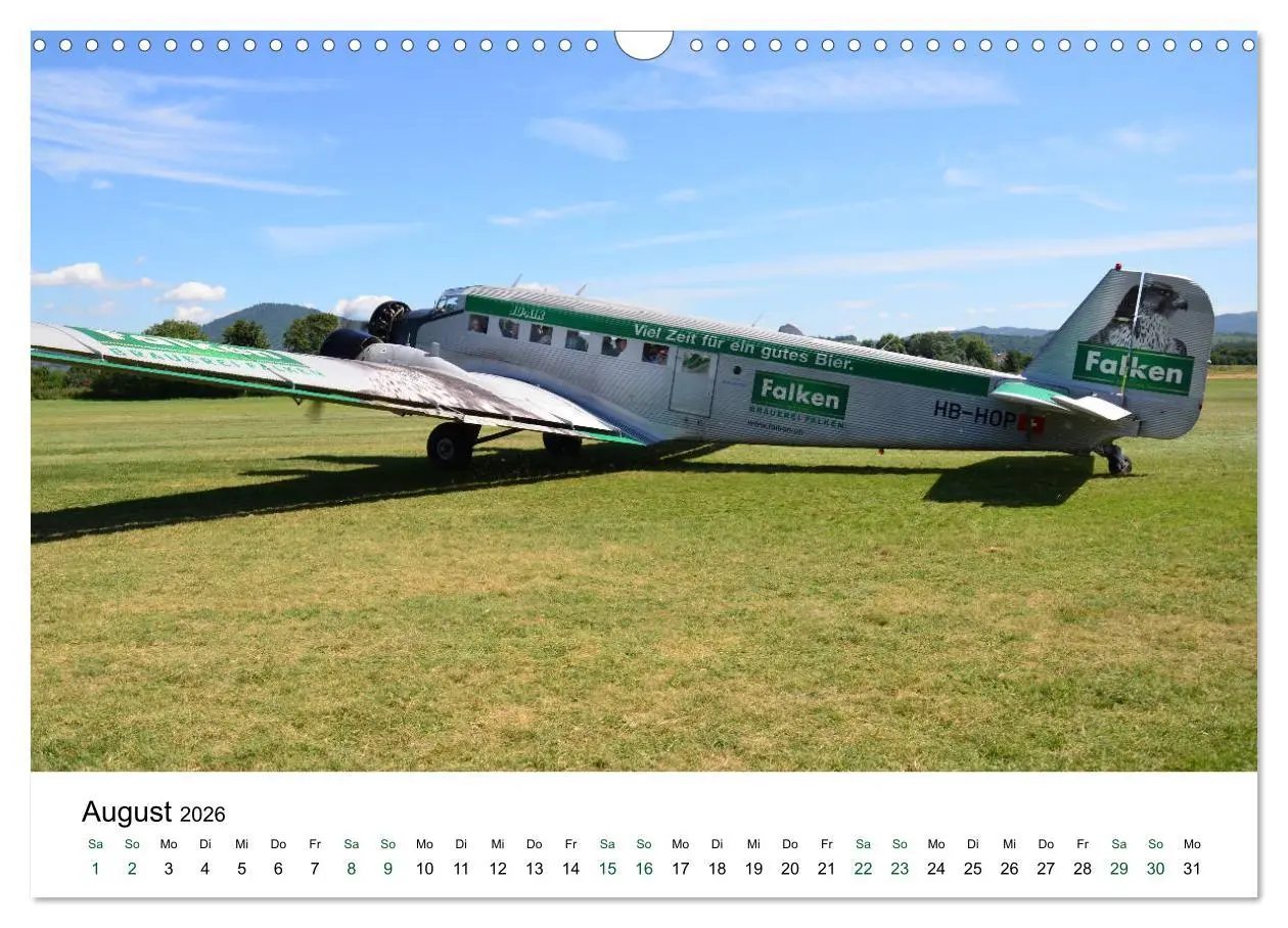 Bild: 9783457870358 | Junkers Ju 52 Die Legende (Wandkalender 2026 DIN A3 quer), CALVENDO...