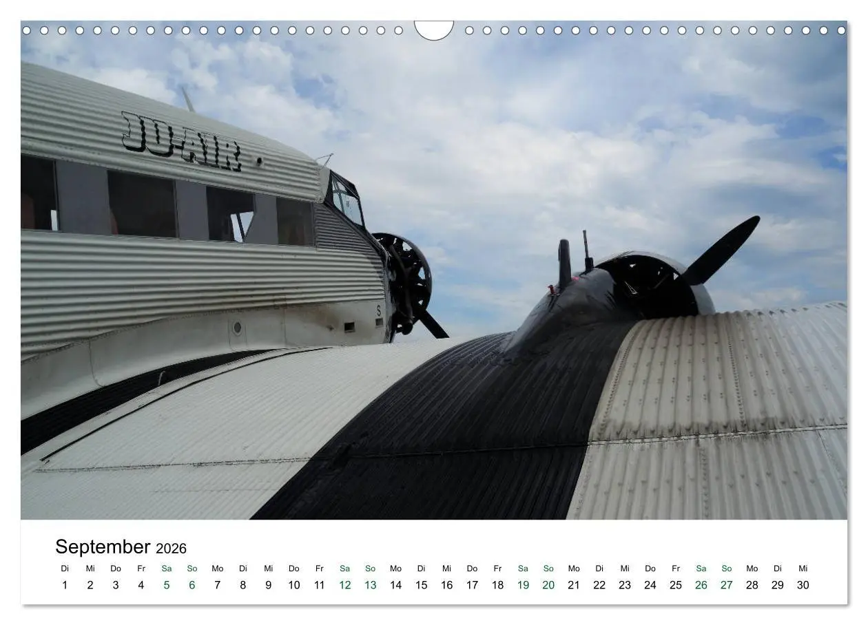 Bild: 9783457870358 | Junkers Ju 52 Die Legende (Wandkalender 2026 DIN A3 quer), CALVENDO...
