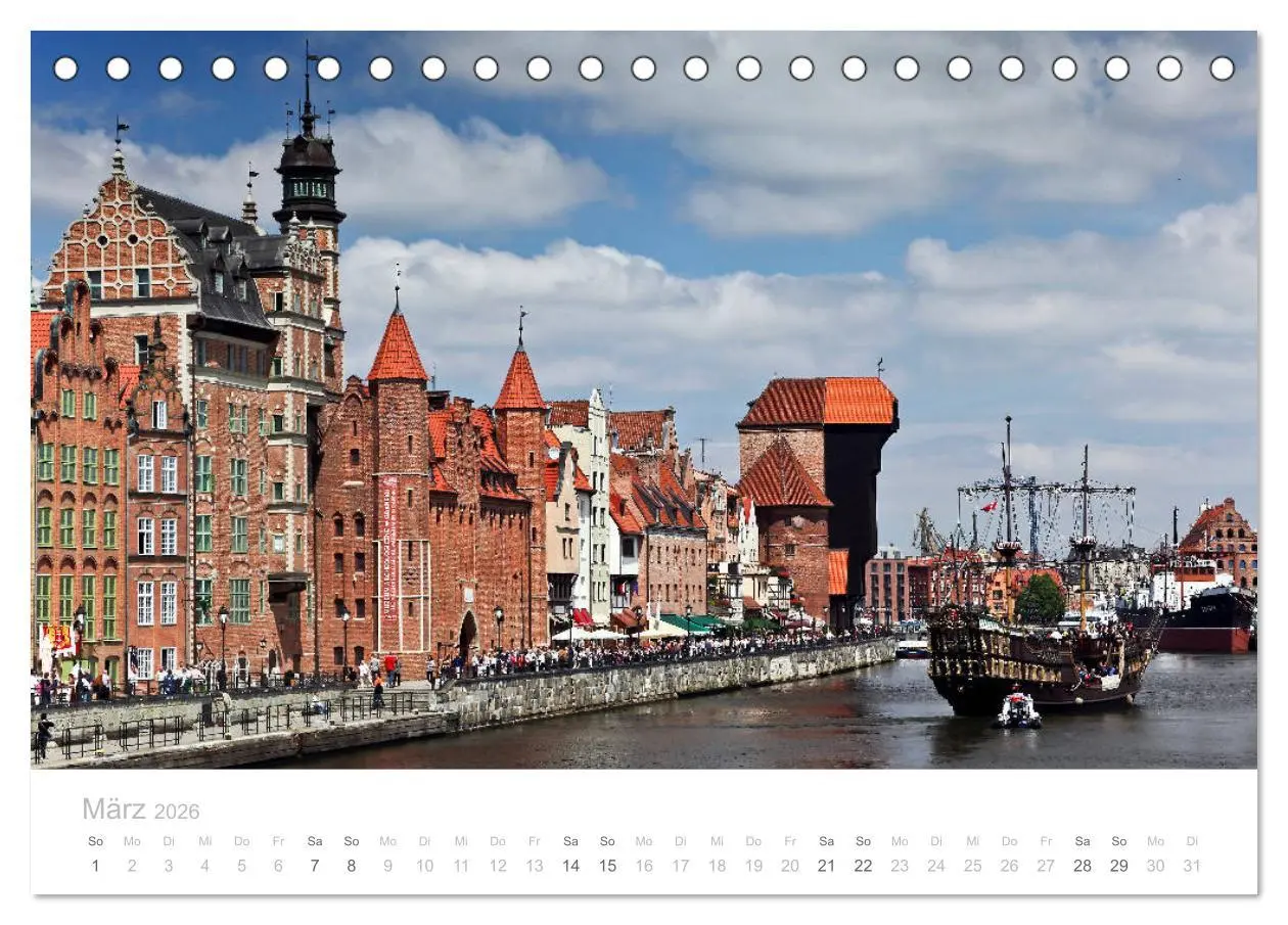 Bild: 9783457940358 | Hafenstädte der Ostsee (Tischkalender 2026 DIN A5 quer), CALVENDO...